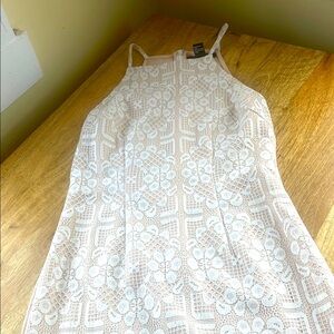 Forever 21 . Elegant Cream Lace Dress. Size S